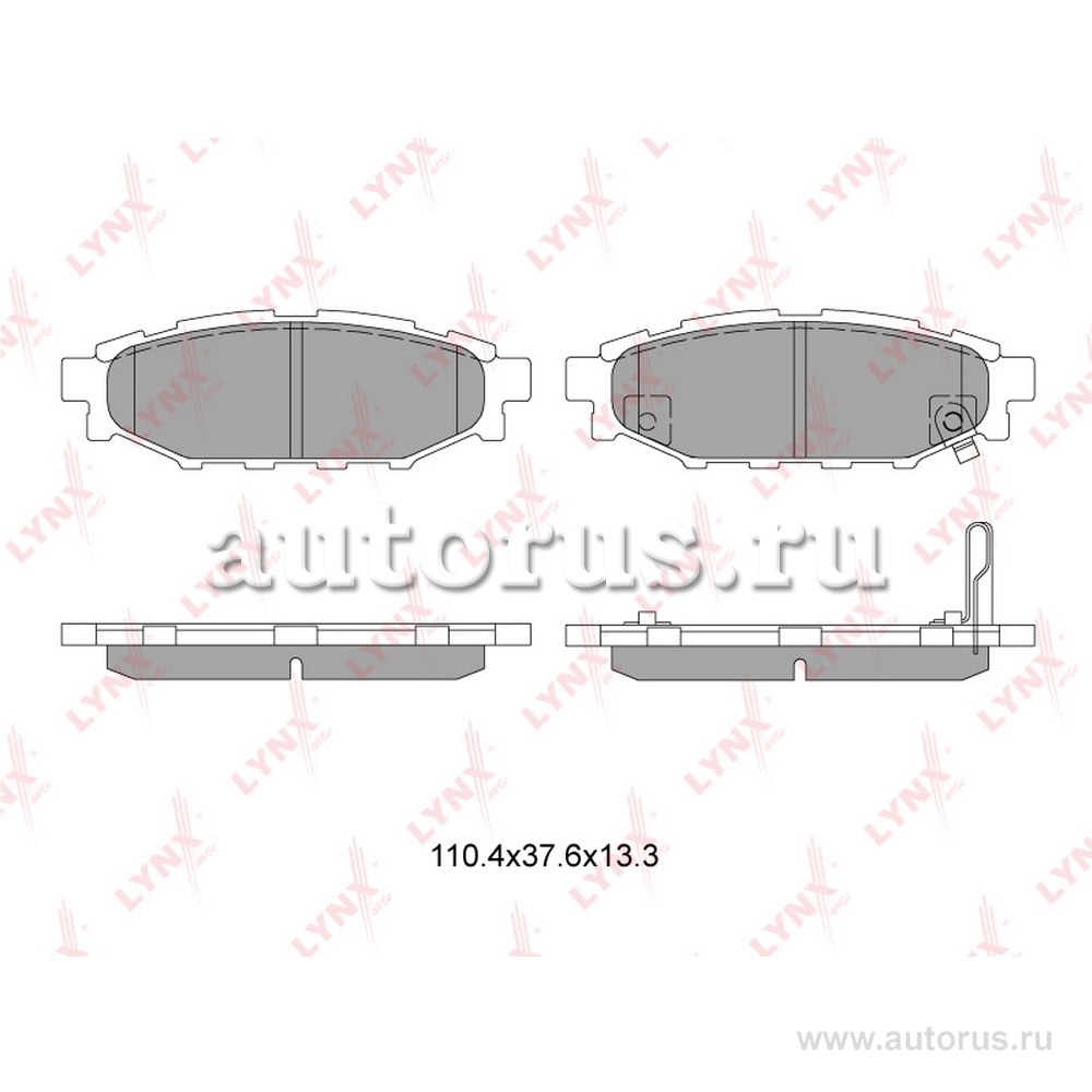 Колодки тормозные LYNXauto BD-7103