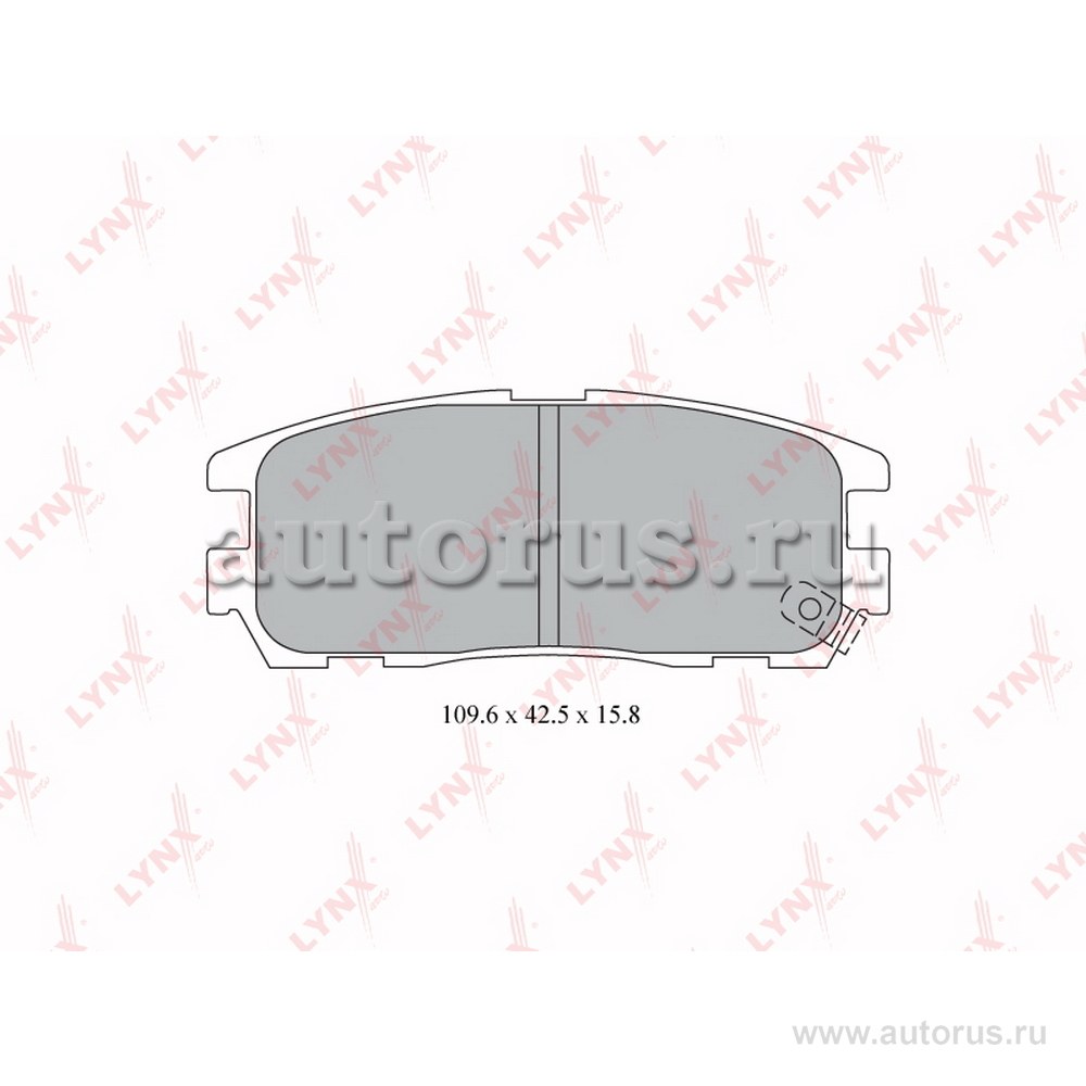 Колодки тормозные LYNXauto BD-3803