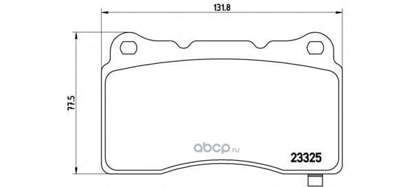 Колодки тормозные BREMBO P59079