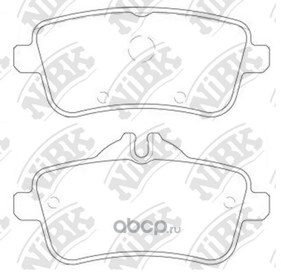 Колодки тормозные NIBK PN31011