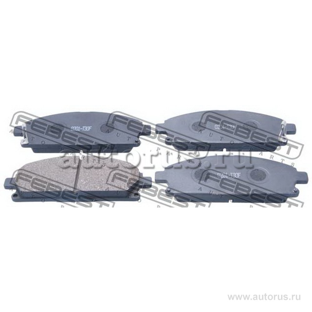 Колодки тормозные передние NISSAN X-TRAIL T30 2001.06-2013.01 FEBEST 0201-T30F