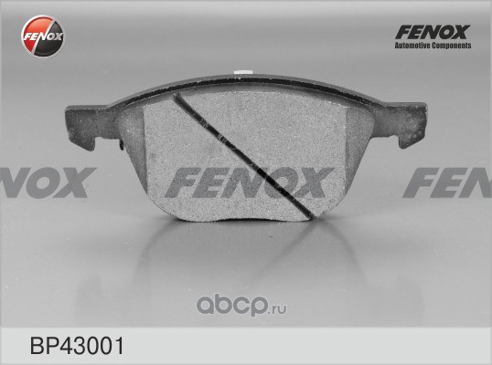 Колодки тормозные передние FENOX BP43001