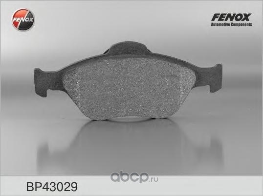 Колодки тормозные передние FENOX BP43029