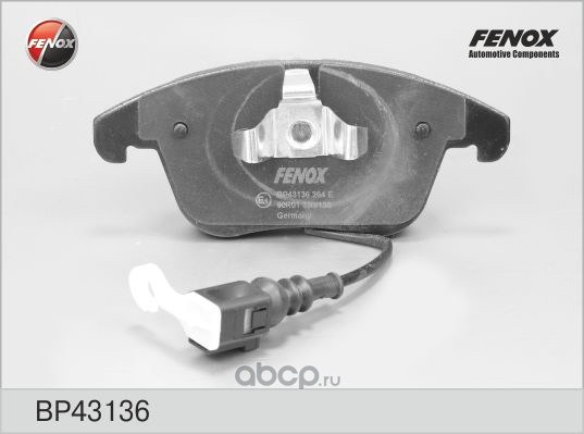 Колодки тормозные передние FENOX BP43136