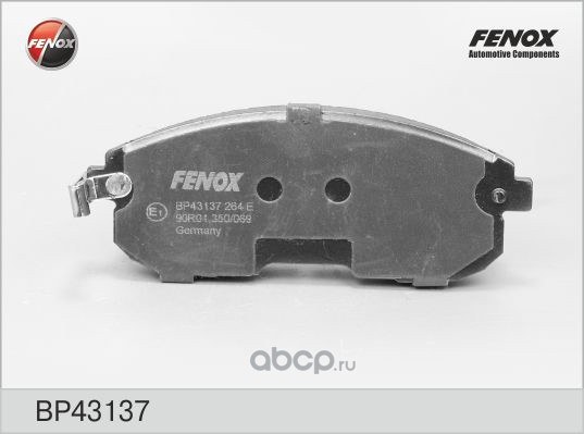 Колодки тормозные передние FENOX BP43137