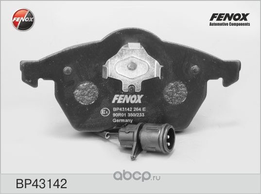 Колодки тормозные передние FENOX BP43142