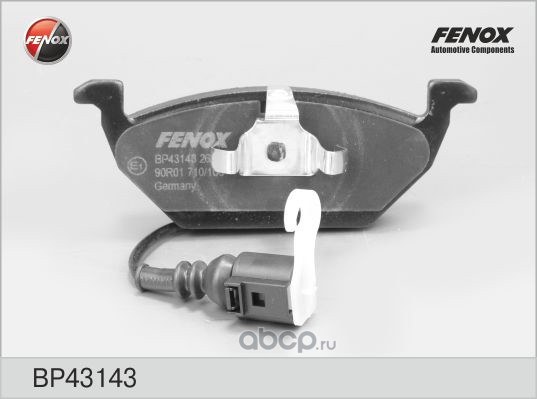 Колодки тормозные передние FENOX BP43143