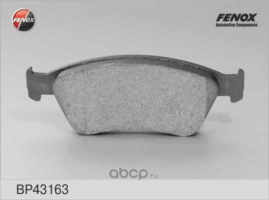 Колодки тормозные передние FENOX BP43163