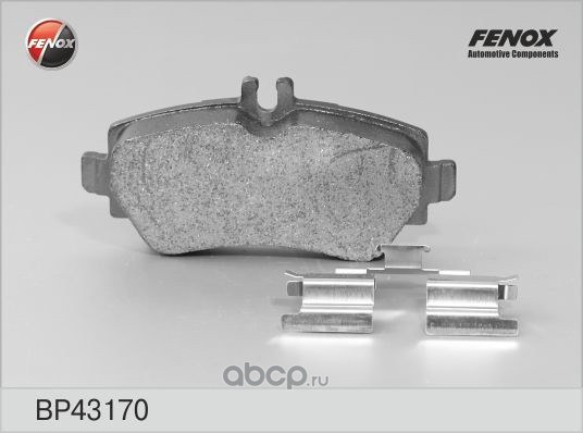 Колодки тормозные передние FENOX BP43170