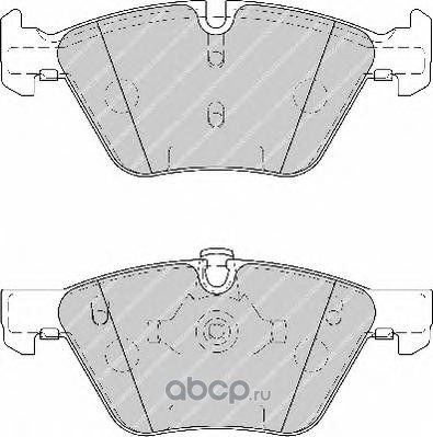 Колодки передние BMW 5:F07/F10/F11 7:F02/F04 FERODO FDB1773