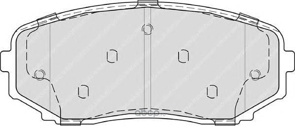 Колодки передние MAZDA CX-7/CX-9 FERODO FDB4365