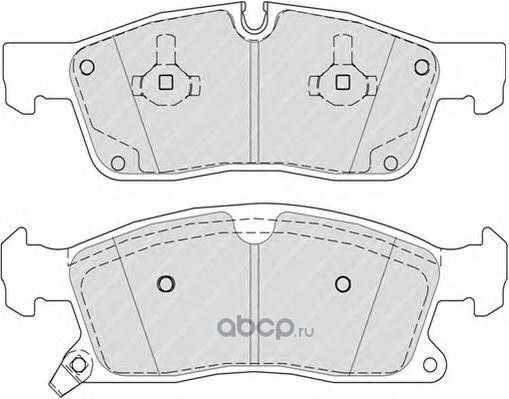 Колодки передние JEEP Grand Cherokee IV 10- FERODO FDB4403