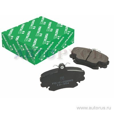 Колодки тормозные дисковые передние, без ABS для RENAULT LADA LARGUS, LOGAN, SANDERO PILENGA FD-P 2885