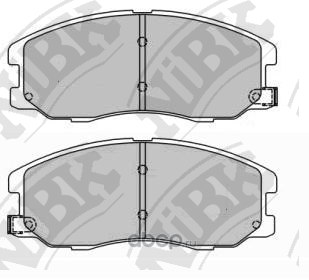 Колодки тормозные передние NIBK PN0068
