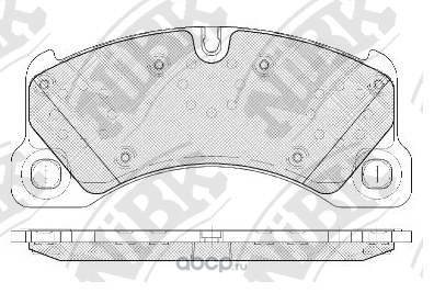 Колодки тормозные передние NIBK PN0529