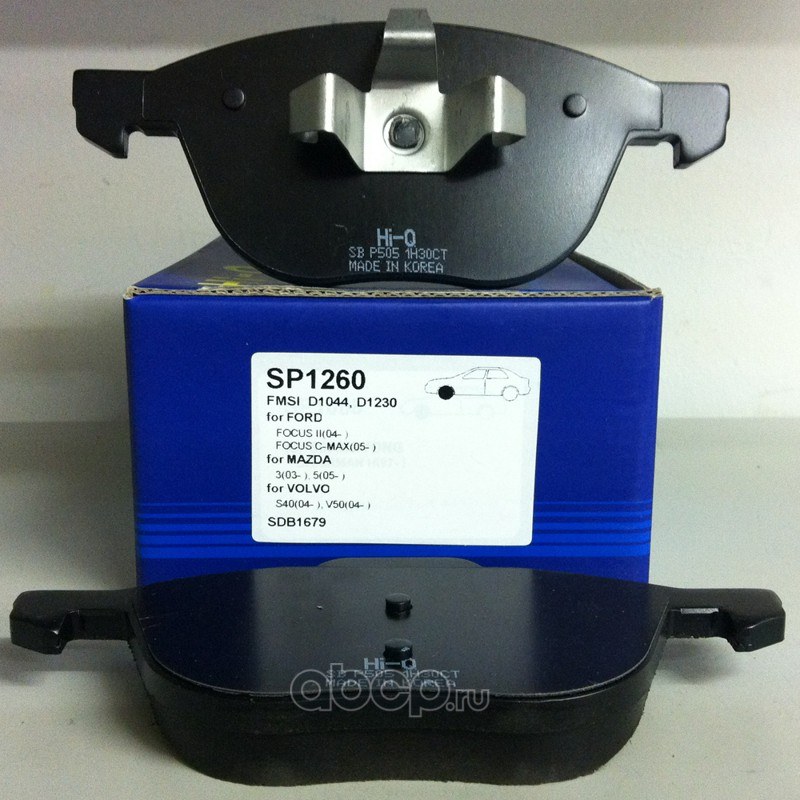 Колодки тормозные передние SANGSIN BRAKE SP1260