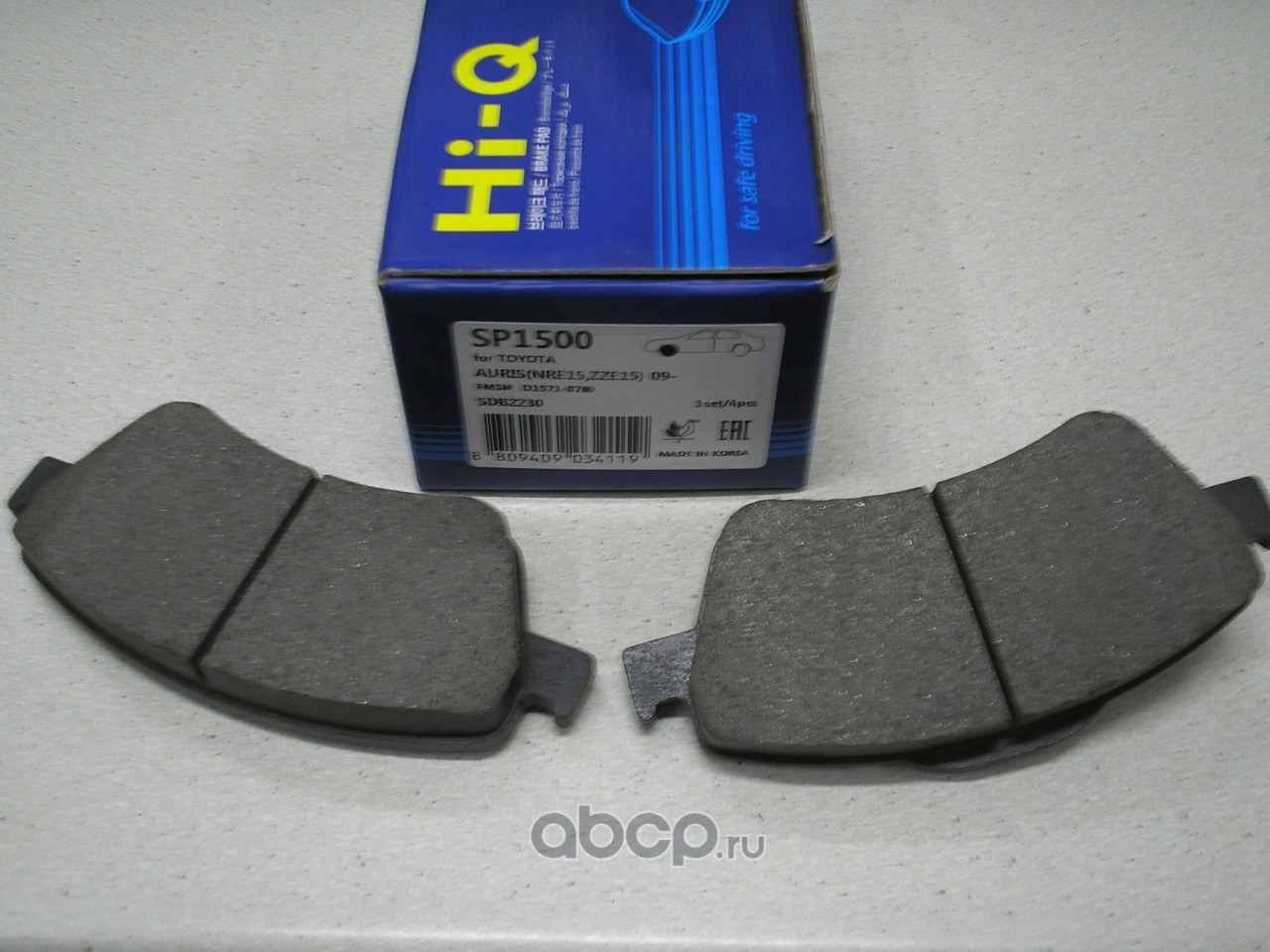 Колодки тормозные передние SANGSIN BRAKE SP1500