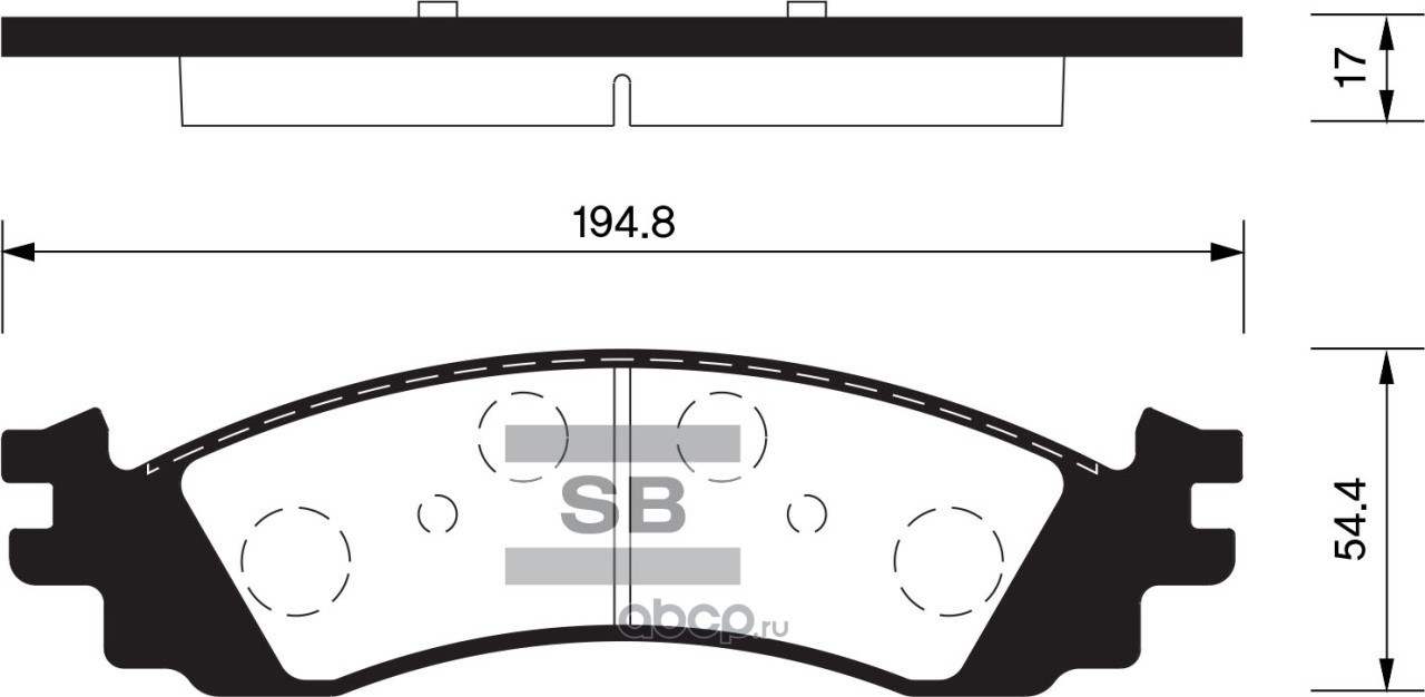 Колодки тормозные передние SANGSIN BRAKE SP1510