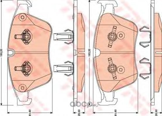 Колодки передние MB X164/W164/W251 TRW GDB1794