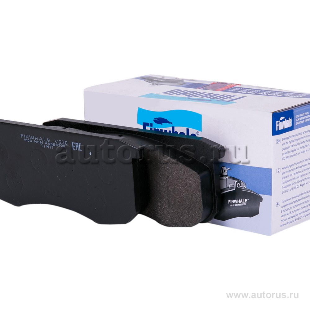 Колодки тормозные передние УАЗ Патриот Hunter FINWHALE V220
