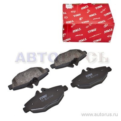 Колодки передние (в комплекте с датчиками) MB W211/S211 1.8...3.2L TRW GDB1542