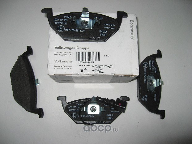 Колодки передние VAG JZW 698 151
