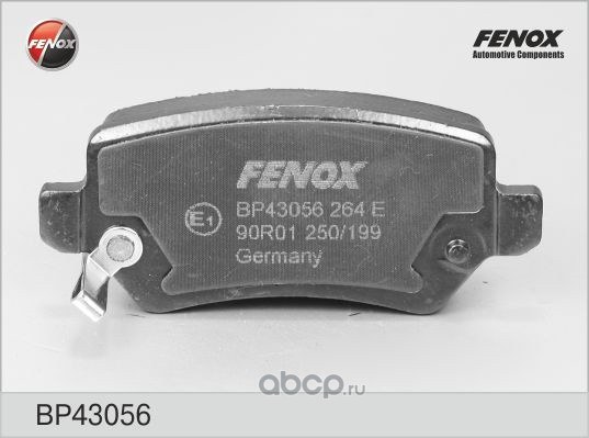Колодки тормозные задние FENOX BP43056