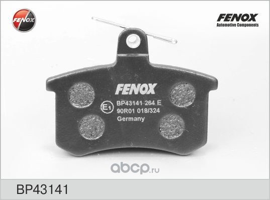Колодки тормозные задние FENOX BP43141