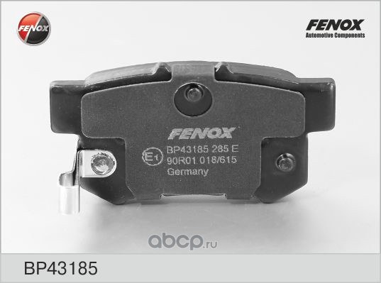 Колодки тормозные задние FENOX BP43185