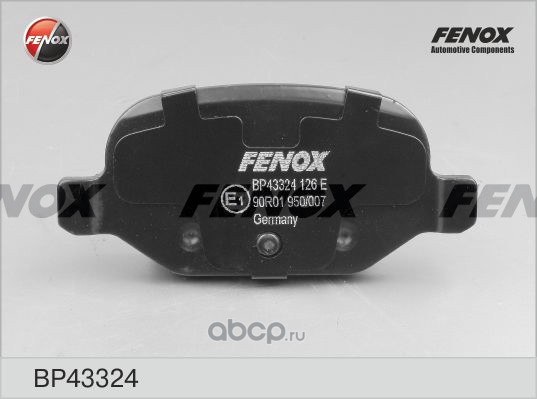 Колодки тормозные задние FENOX BP43324