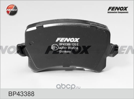 Колодки тормозные задние FENOX BP43388