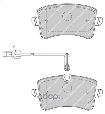 Колодки задние AUDI A4/A5/A6/A7/Q5 (07-18) / PORSCHE Macan 14-> FERODO FDB4410