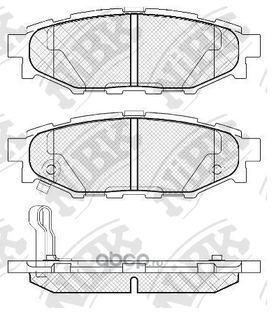 Колодки тормозные задние NIBK PN7501
