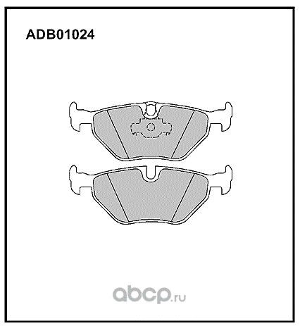 Колодки задние BMW E46/E36/ROVER 75/SAAB 95 ALLIED NIPPON ADB 01024
