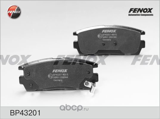 Колодки задние Chevrolet Captiva 2.0-2.4, 06- Opel Antara 2.4i-3 FENOX BP43201