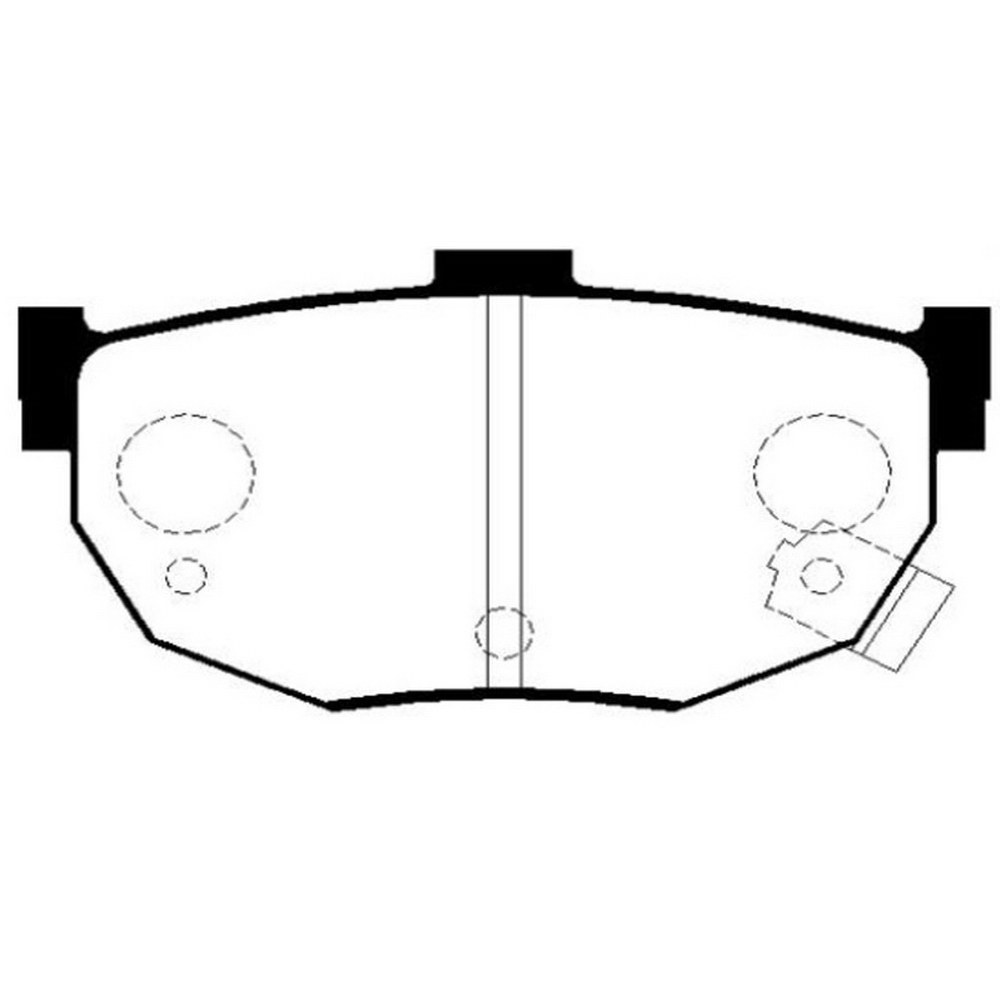 Колодки задние CKKH21 CTR GK0475