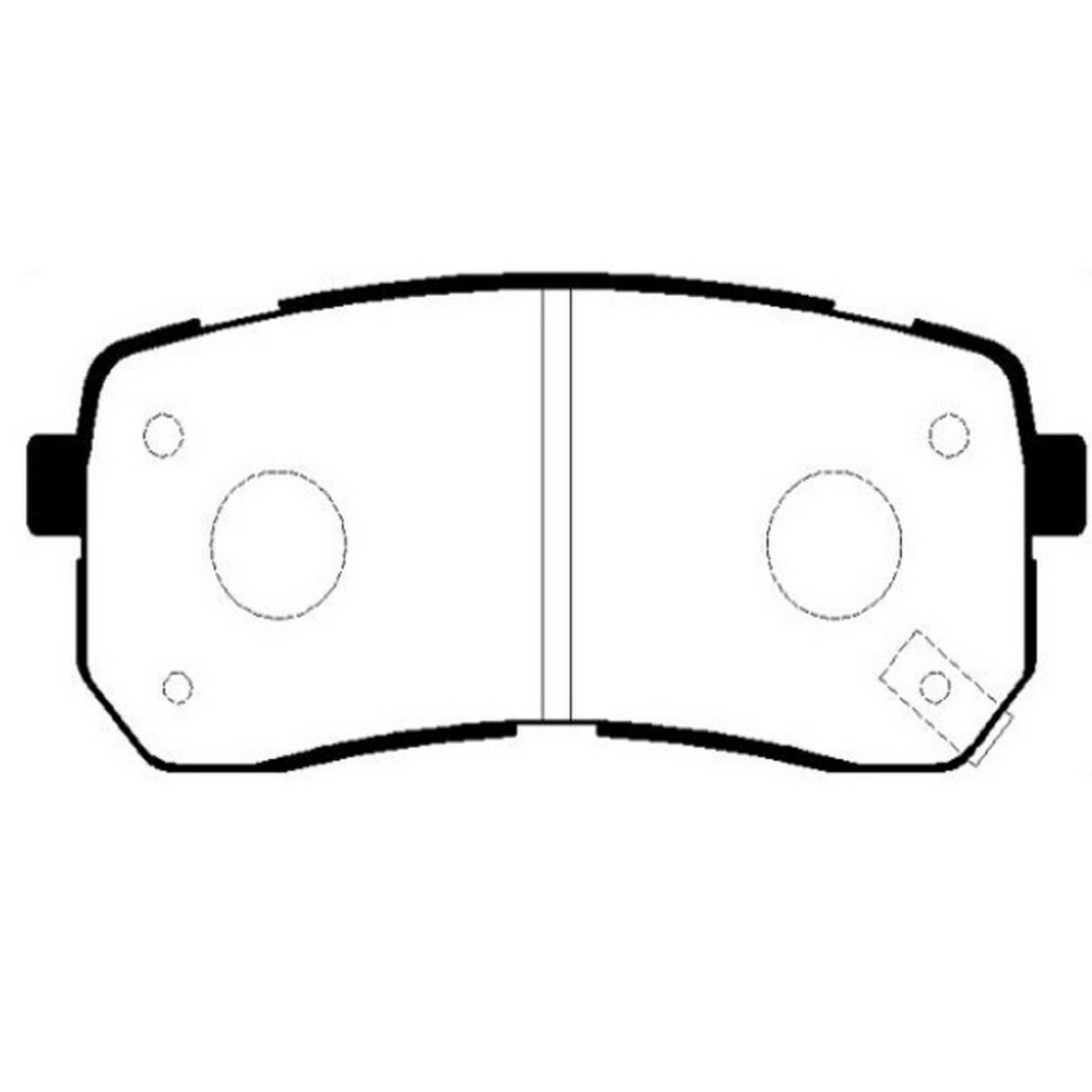 Колодки задние CKKK38 CTR GK0544