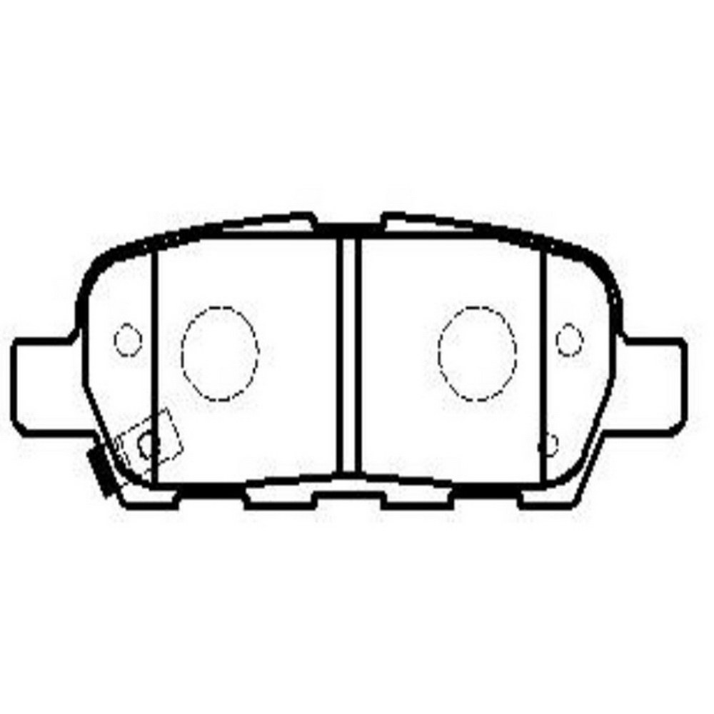 Колодки задние CKN17 CTR GK0732