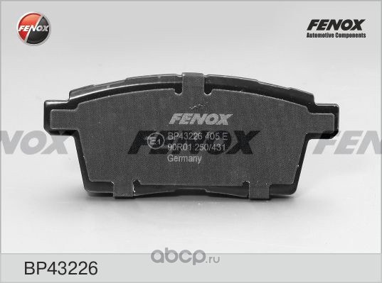 Колодки задние FENOX BP43226