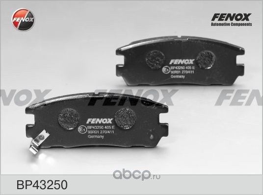 Колодки задние FENOX BP43250