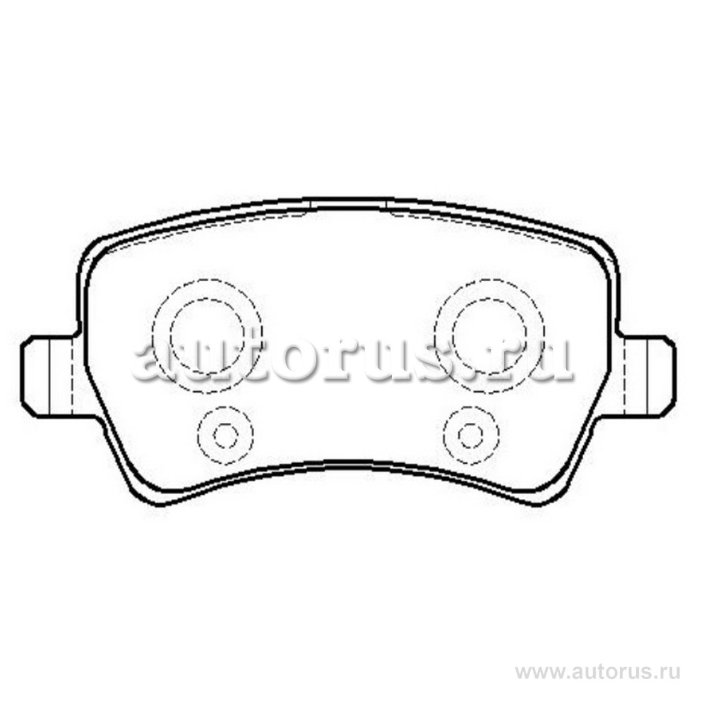 Колодки задние FORD GALAXYSMAXVOLVO S80V70XC60XC70 07 CKF28 CTR GK0173