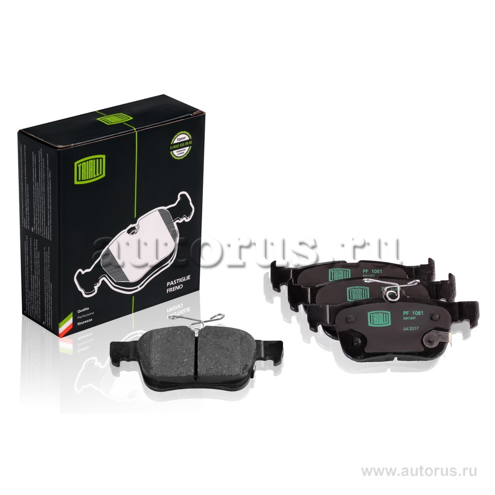 Колодки торм. для а/м Ford Mondeo V (15-) диск. зад. TRIALLI PF 1081