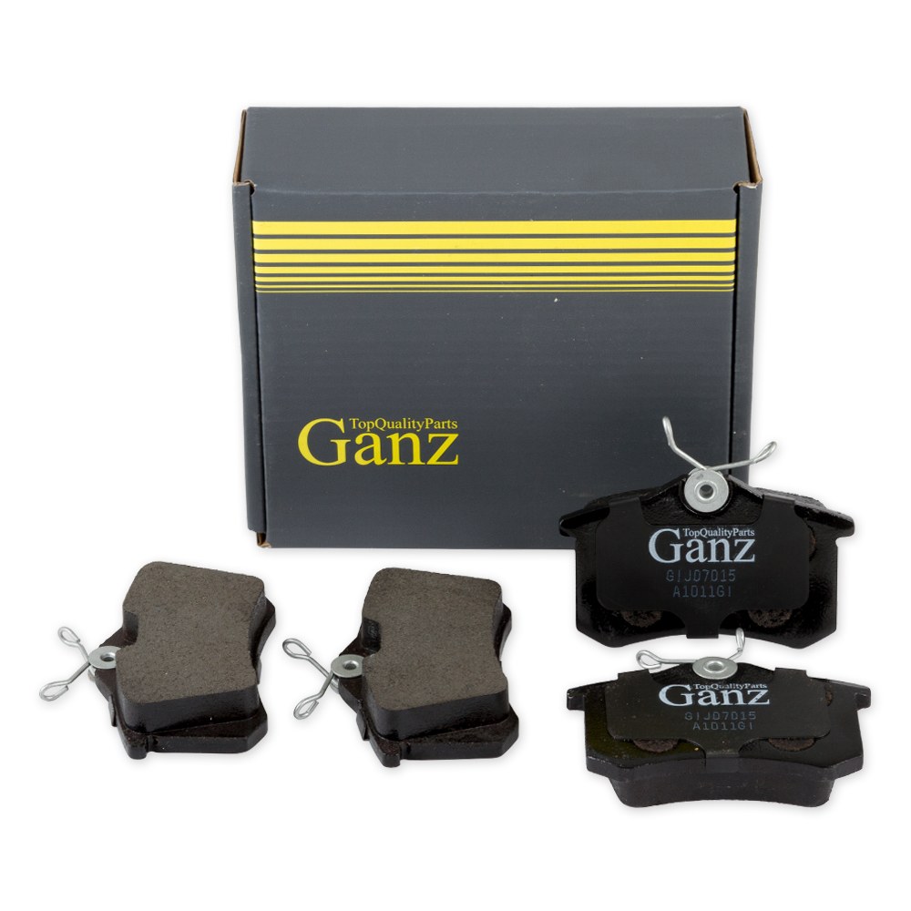 Колодки тормозные задние для VAG / Renault / Peugeot GANZ GIJ07015