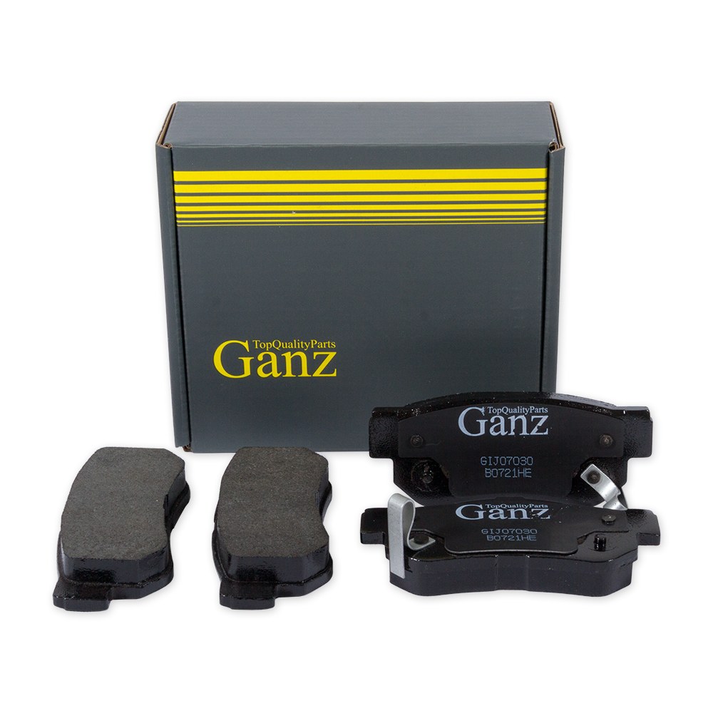 Колодки тормозные задние для HYUNDAI GETZ/MATRIX/SANTA FE/SONATA/TUCSON GANZ GIJ07030