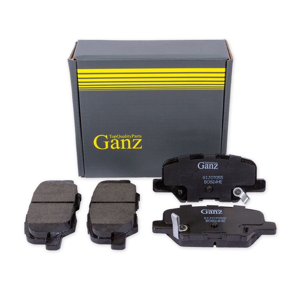 Колодки тормозные задние для CITROEN C4/MAZDA 6 III/MITSUBISHI Outlander III GANZ GIJ07055
