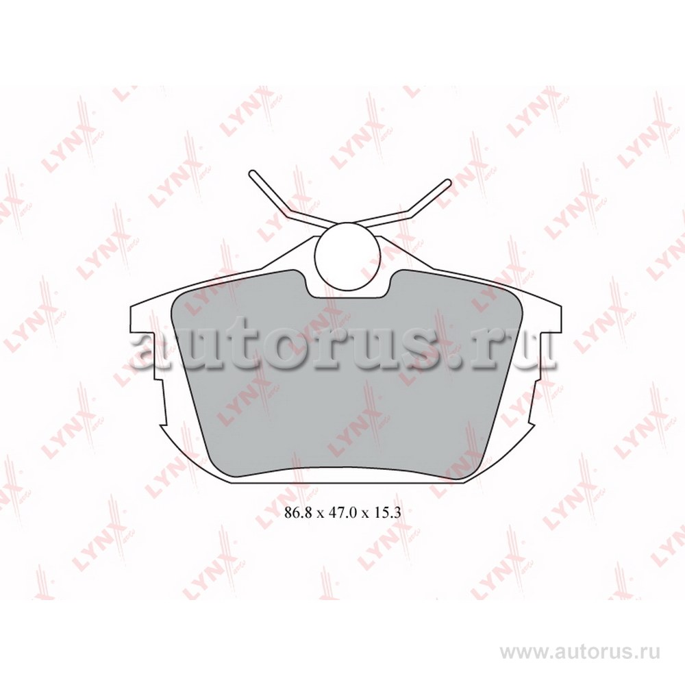 Колодки задние LYNXauto BD-5523