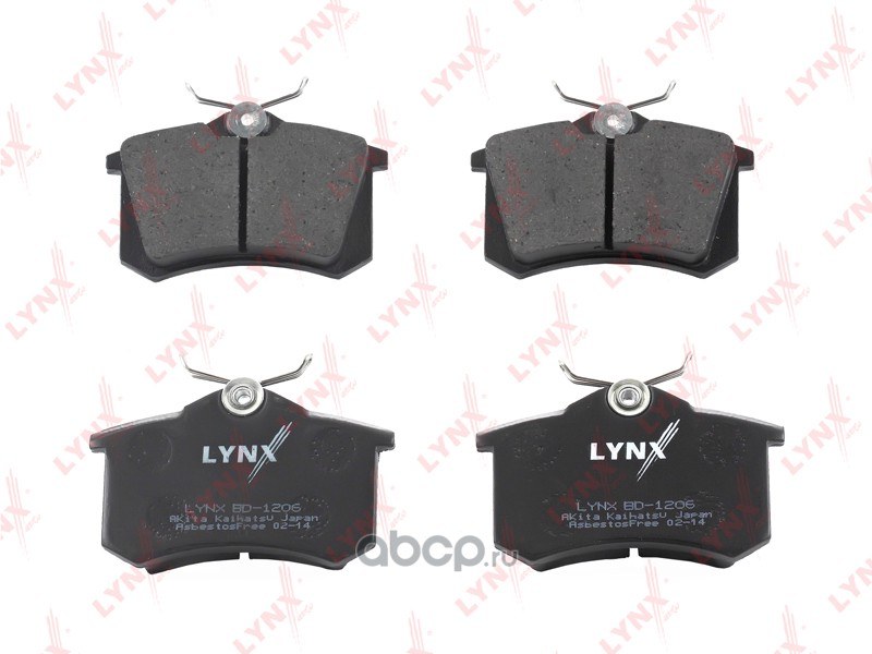Колодки задние LYNXauto BD-1206