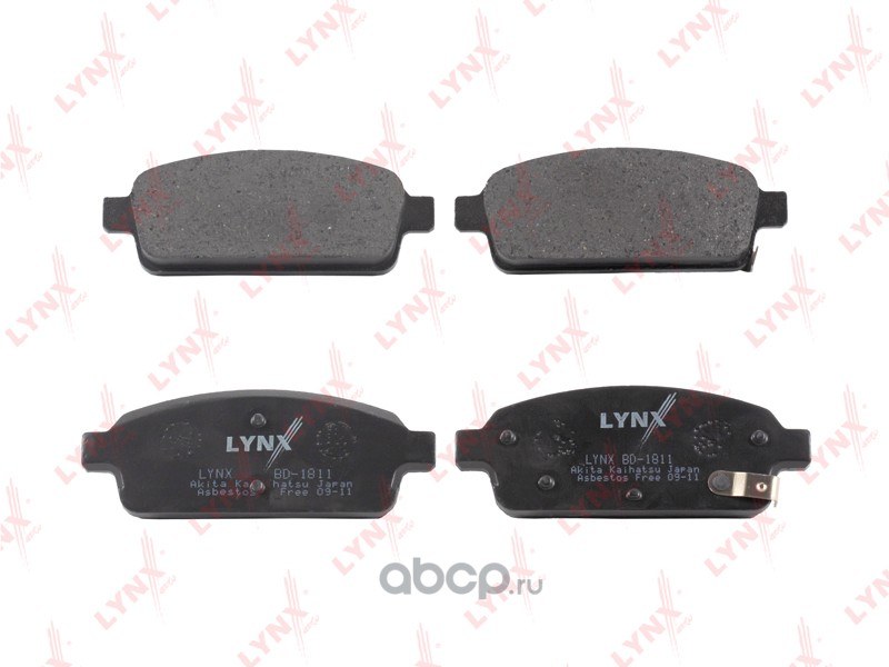 Колодки задние LYNXauto BD-1811