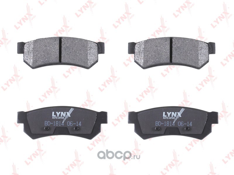 Колодки задние LYNXauto BD-1814