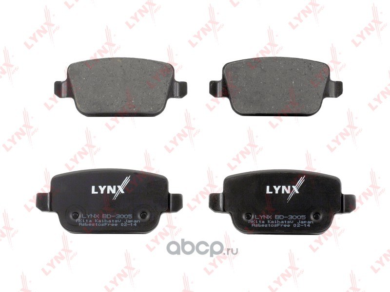 Колодки задние LYNXauto BD-3005